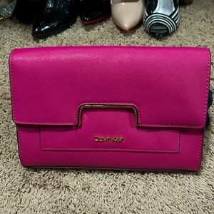 Calvin Klein pink crossbody